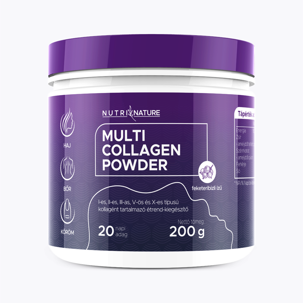 Multi kollagén por (feketeribizli) | 200g